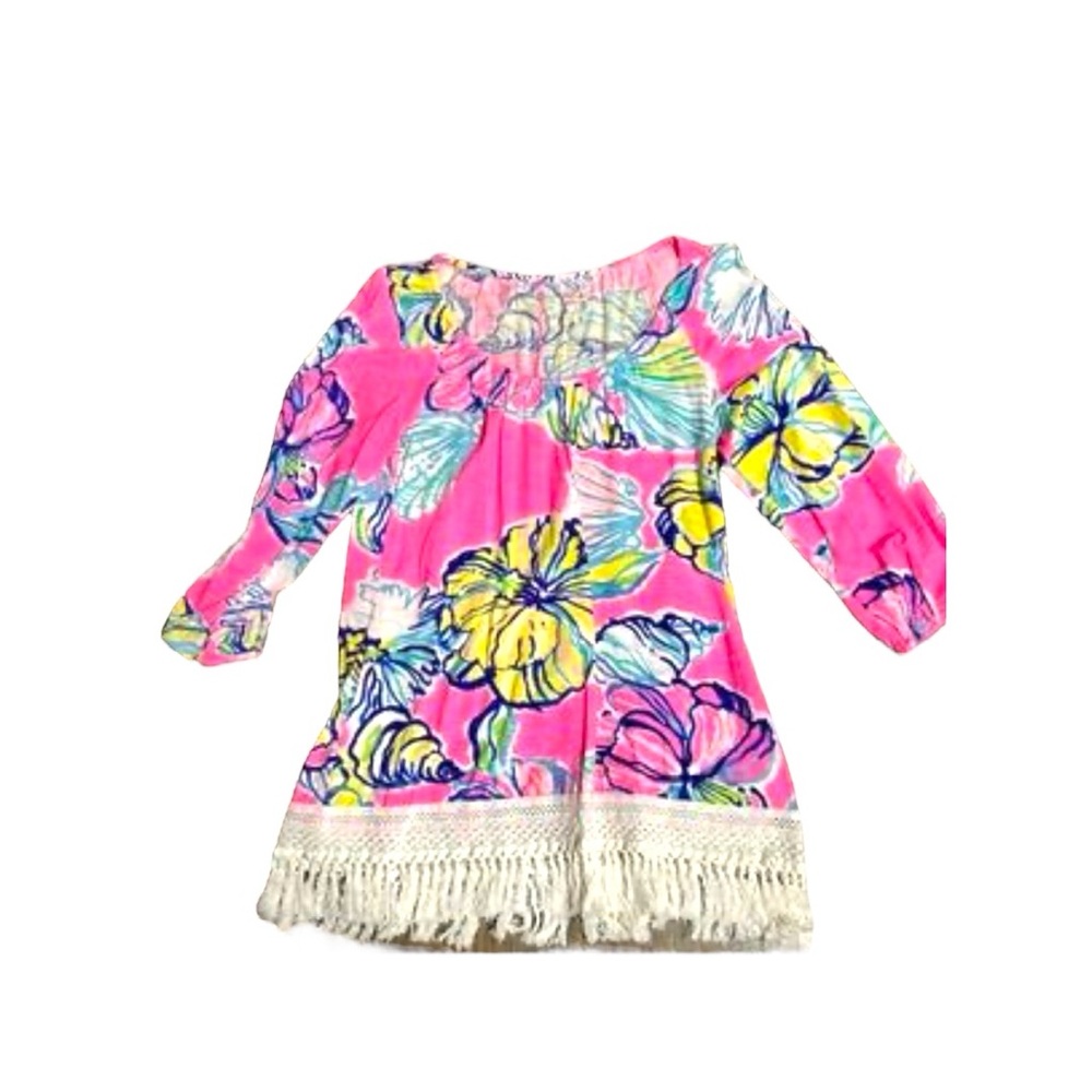 Lilly Pulitzer Alia tunic Top‎ size XS with fringe